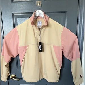 Inaka Power Women's Lightweight Jacket in Cream and Pink